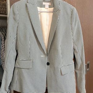 H&M Gingham Blazer